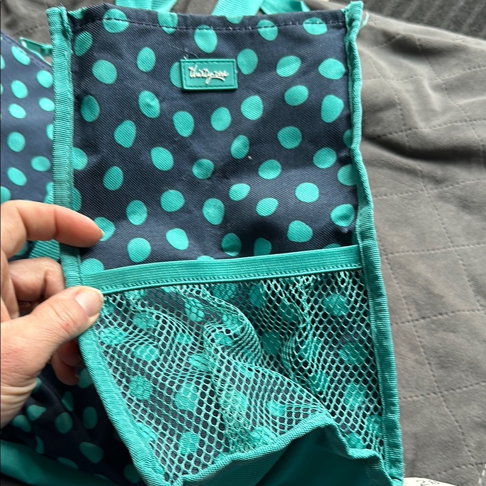 thirty-one Blue Tote Bag with Sturdy Straps and Rectangular Shape - Picture 4 of 12